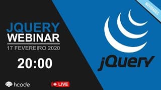 JAVASCRIPT e JQUERY em 2020 | Webinar 17 de fevereiro de 2020 às 20h